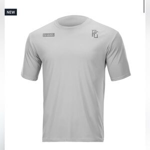 NWT perfect game youth medium “attack” performance, short sleeve tee gray